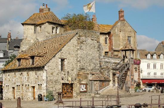 Apartamento Escapade Au Coeur De Honfleur Avec Parking Prive Et Vue Panoramique Exterior foto